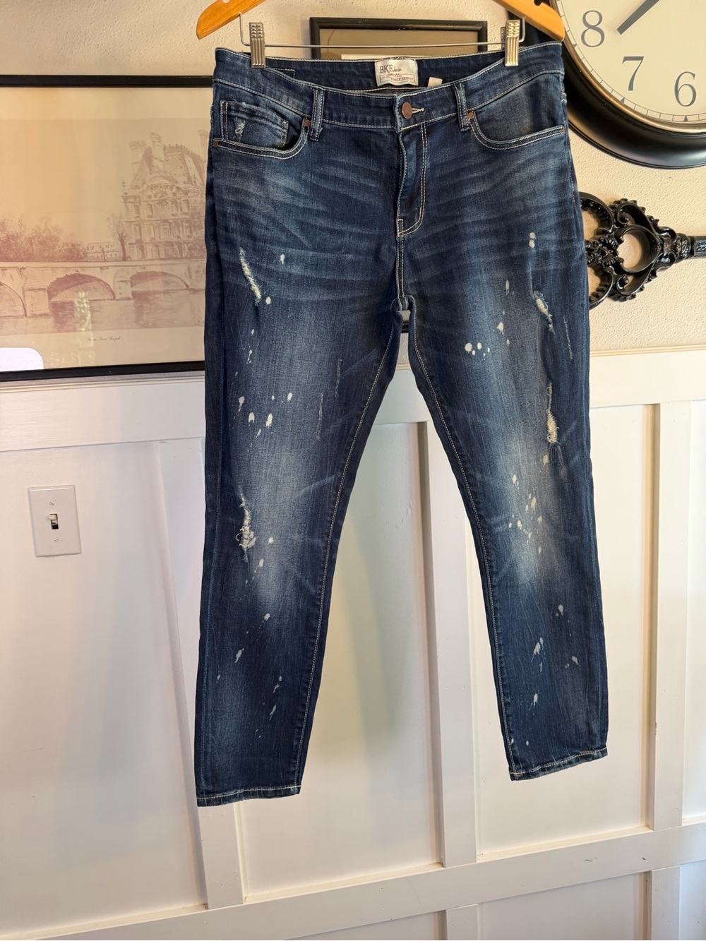 BKE Ankle Skinny Jeans Sz 31 k246